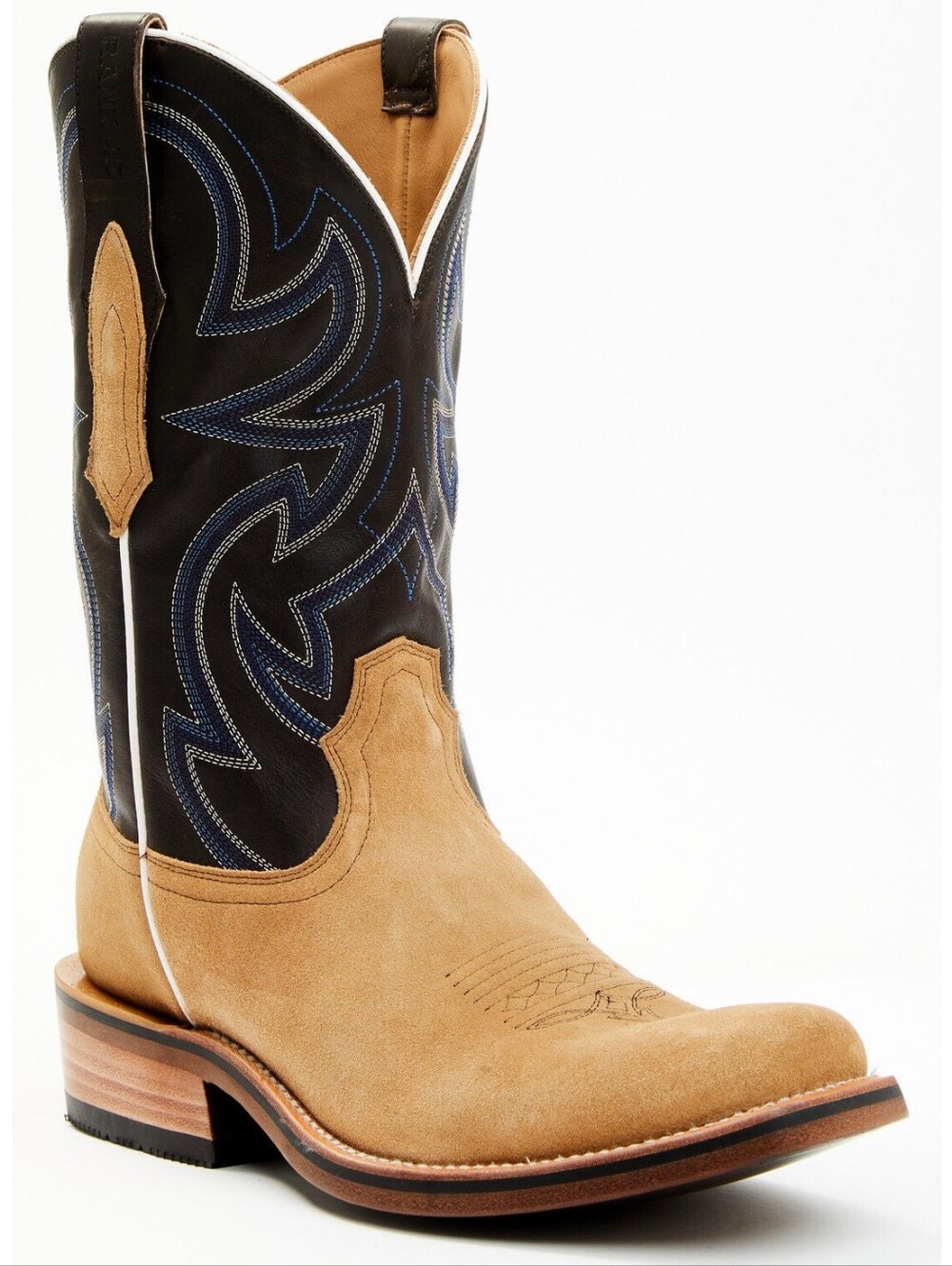 RANK 45® Archer Roughout Western Boots Square Toe Size 10.5 D